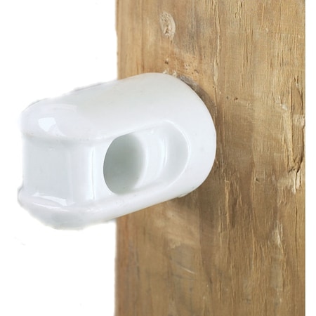 Dare Products Dare Line Insulator with Lag Bolt White 2802-25